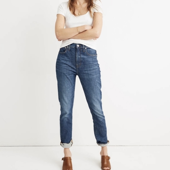 Madewell The High-Rise Slim Boyjean - Picture 1 of 7